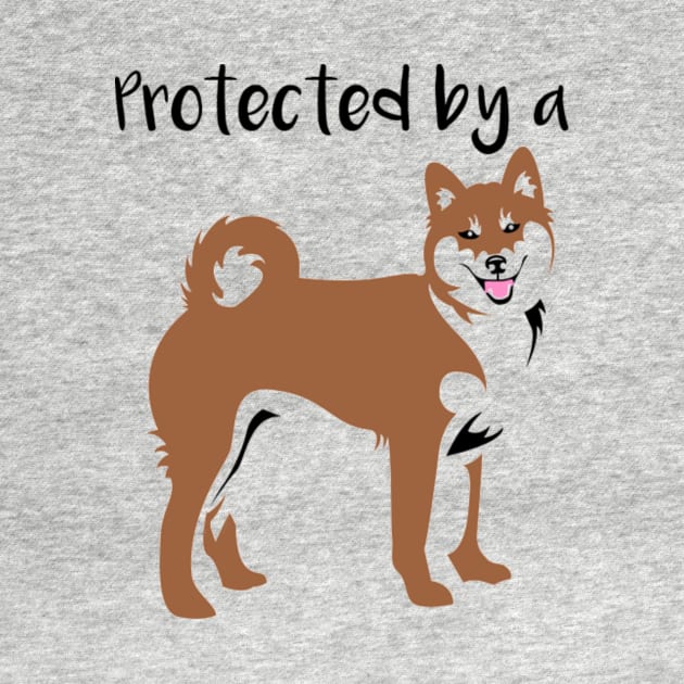 Protected by a Shiba Inu by PotatoCo